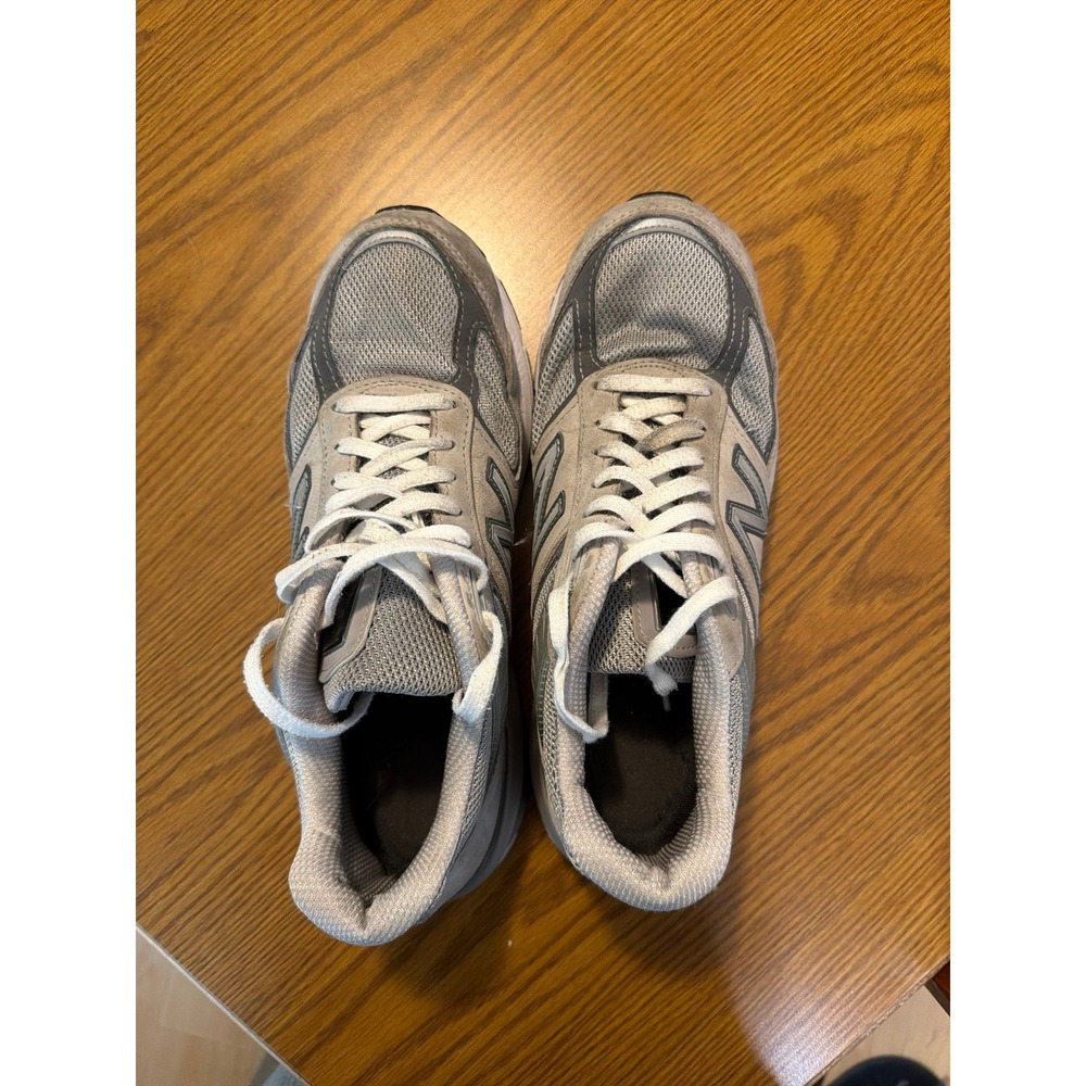 New Balance 990v5 Castlerock Grey Suede - Women's Size 9.5 B (Made in USA) - Picture 2 of 5